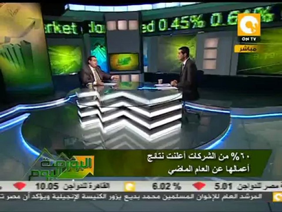 البورصة اليوم: نتائج أعمال أوراسكوم تيليكوم المجمعة