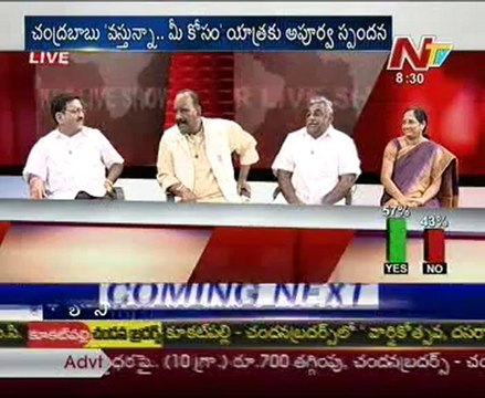 LiveShow with KSR-TDP Ravulapati-TRS N.Narasimha Reddy-YSR Cong V.Padma-Cong B.Radhakrishnaiah-04
