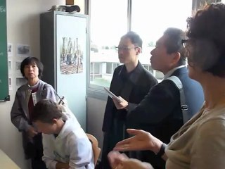 Une délégation japonaise au lycée d'Auby 1