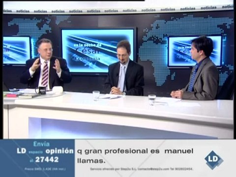 Tertulia económica con Manuel Llamas y Gabriel Calzada - 15/03/11