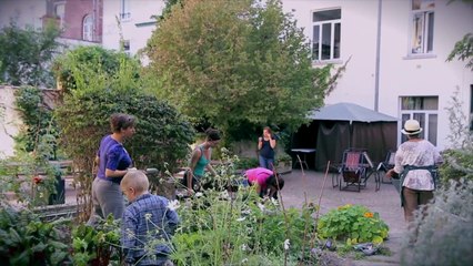 Les Jardins collectifs, espace de convivialité. Quinoa capsule alternative #5