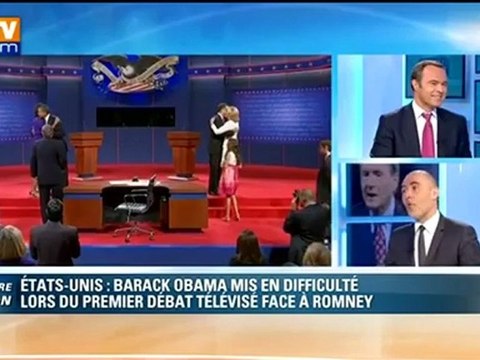 François Durpaire Elections USA: analyse du premier grand débat qui a opposé Barack Obama à Mitt Romney. (BFMTV)