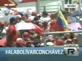 (VÍDEO) Miles de venezolanos colman la Av. Bolívar para el Gran Cierre de Campaña de Chávez