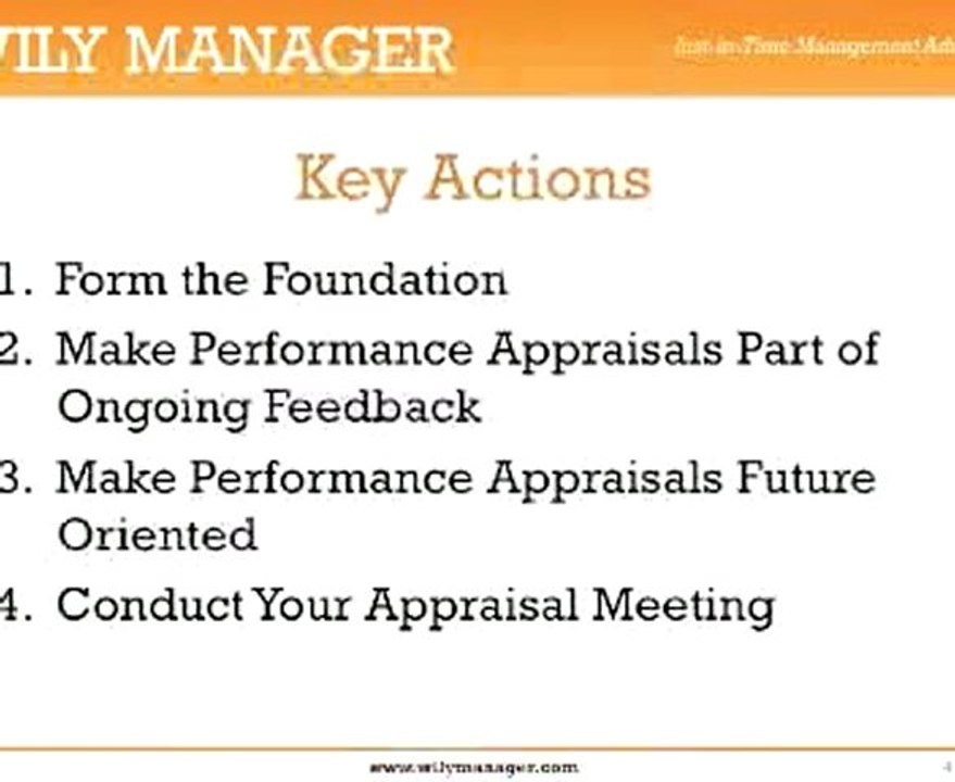 Writing Performance Appraisals - A How To Guide for Managers