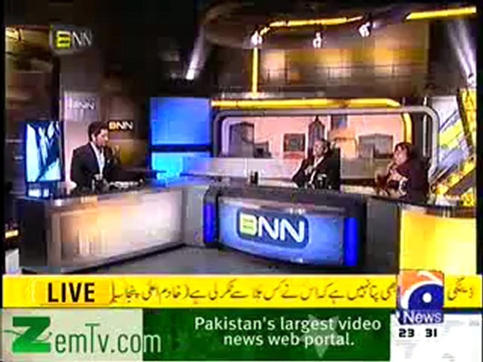 Banana News Network on Geo news - 4th october 2012 FULL