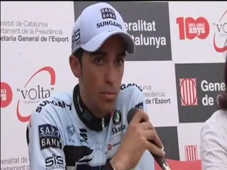 Contador: "Ha sido una carrera durísima"