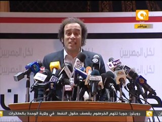 عمرو حمزاوي: لا أريد التدخل من القوات المسلحة