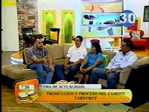 Producción de Camote. Programa Café Caliente, Canal 30. 24 de septiembre del 2012.
