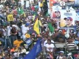 04-10-12 Capriles cierre en Apure Caracas, Jueves 4 de octubre de 2012, El candidato presidencial opositor Henrique Capriles Radonski encabezó un acto multitudinario en San Fernando de Apure en el cierre de su campaña proselitista en la entidad llanera, d
