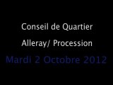 Conseil de Quartier Alleray/ Procession du Mardi 2 Octobre 2012