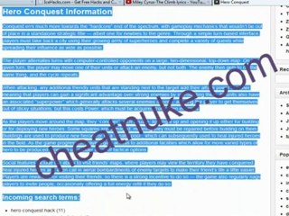Hero Conquest Cheats hacks Full Download