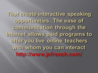 Learning French with variety in learning modes