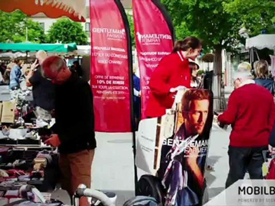 Mobilboard street marketing à gyropodes Segway