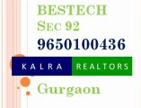 Bestech Sector 92 Gurgaon, 9650100436 Bestech New Project Sec 92
