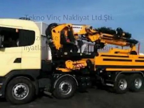 Kartal Kiralık Vinç ve Kartal da vinç kiralama