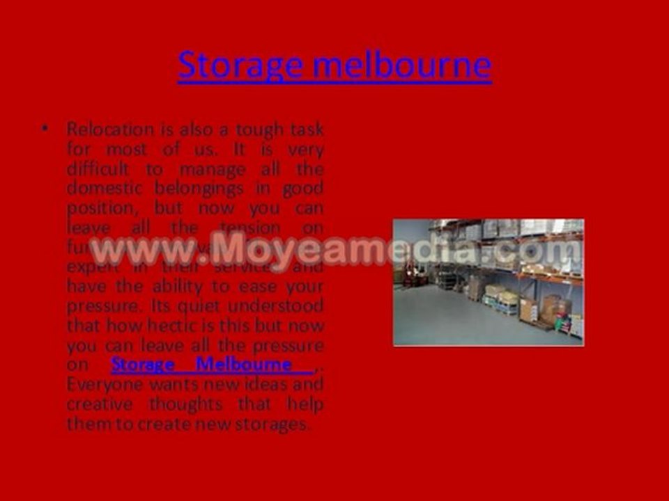 Storage Melbourne ensures the complete safety of your