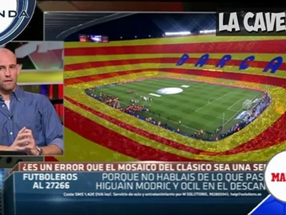 La Senyera escuece a la Caverna