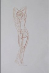 Dessiner rapidement nu au crayon avec modèle-vivant nu artistique explications