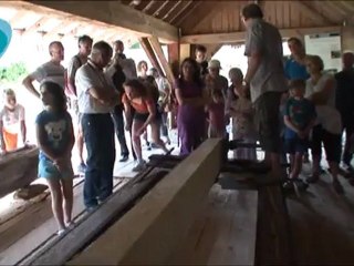 reporters de l'eau 90 : une scierie hydraulique!