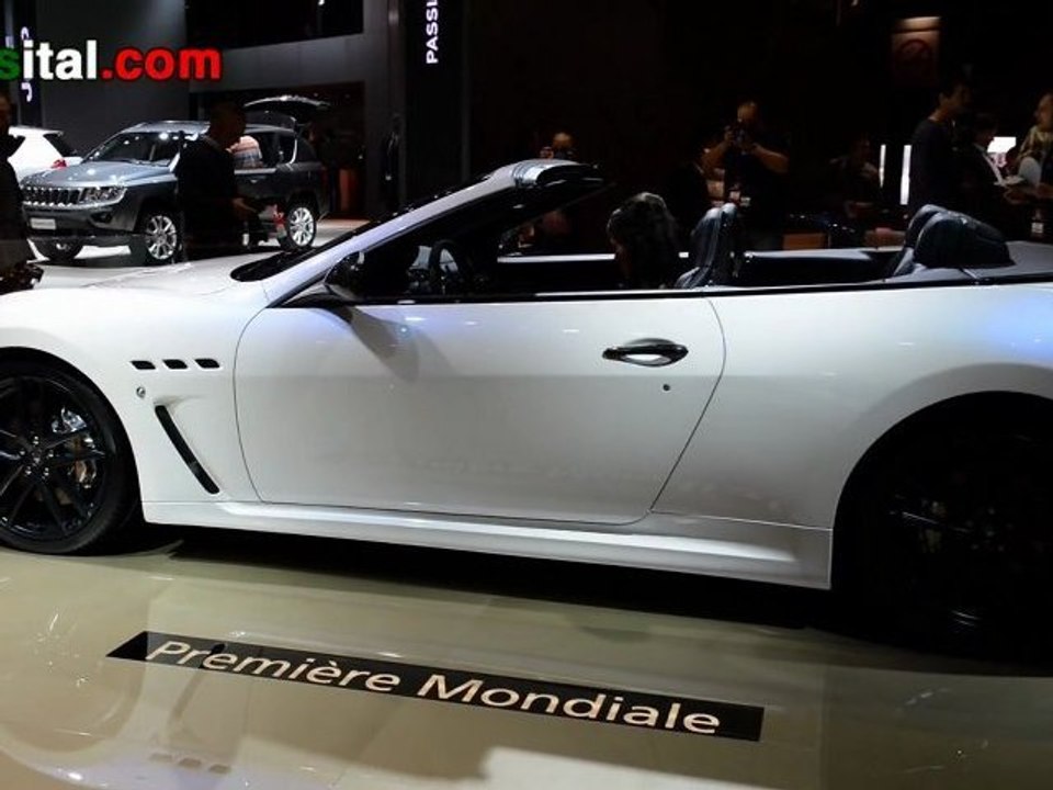 Autosital - Mondial de Paris 2012 – Nouvelle GranCabrio MC chez Maserati