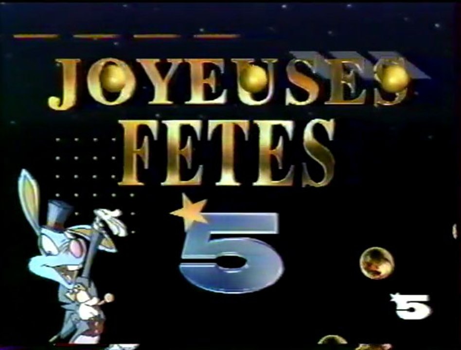 Jingle fêtes de fin d'année 1989 sur La Cinq