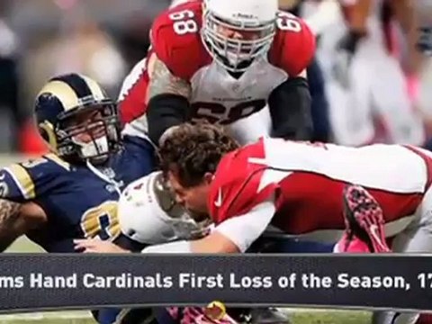 Rams Sack Kolb Nine Times, Top Cardinals