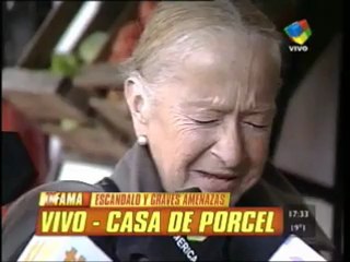 Mama de Jorge Porcel jr le dice tilinga a Calabro