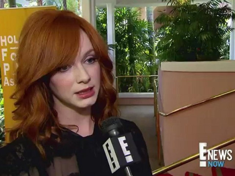 Christina Hendricks Stops Awkward Interview