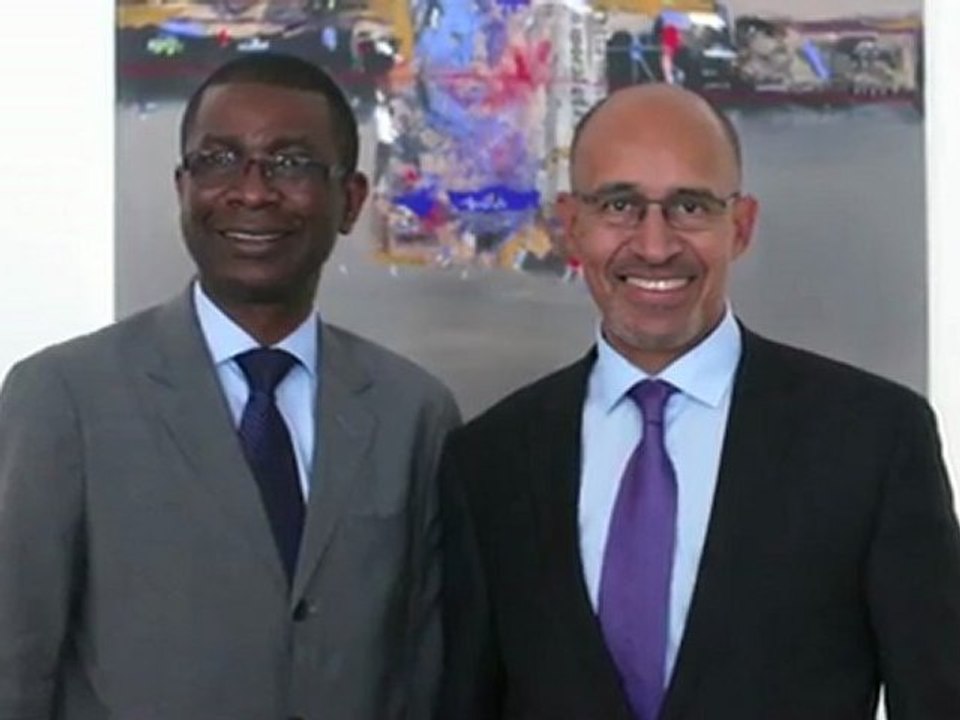 Harlem Désir rencontre Youssou N'Dour