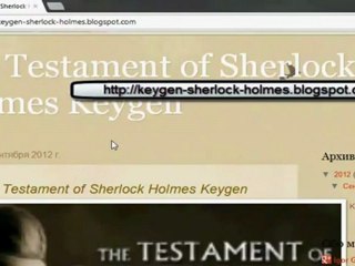 The Testament of Sherlock Holmes - Activation Keys - Keygen | FREE Download