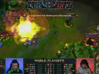 LoL - World Championships - Demi Finale - CLG.Eu Vs Azubu Frost - Partie 3