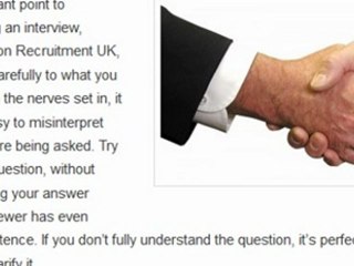 Vision Recruitment - Advice for an interview