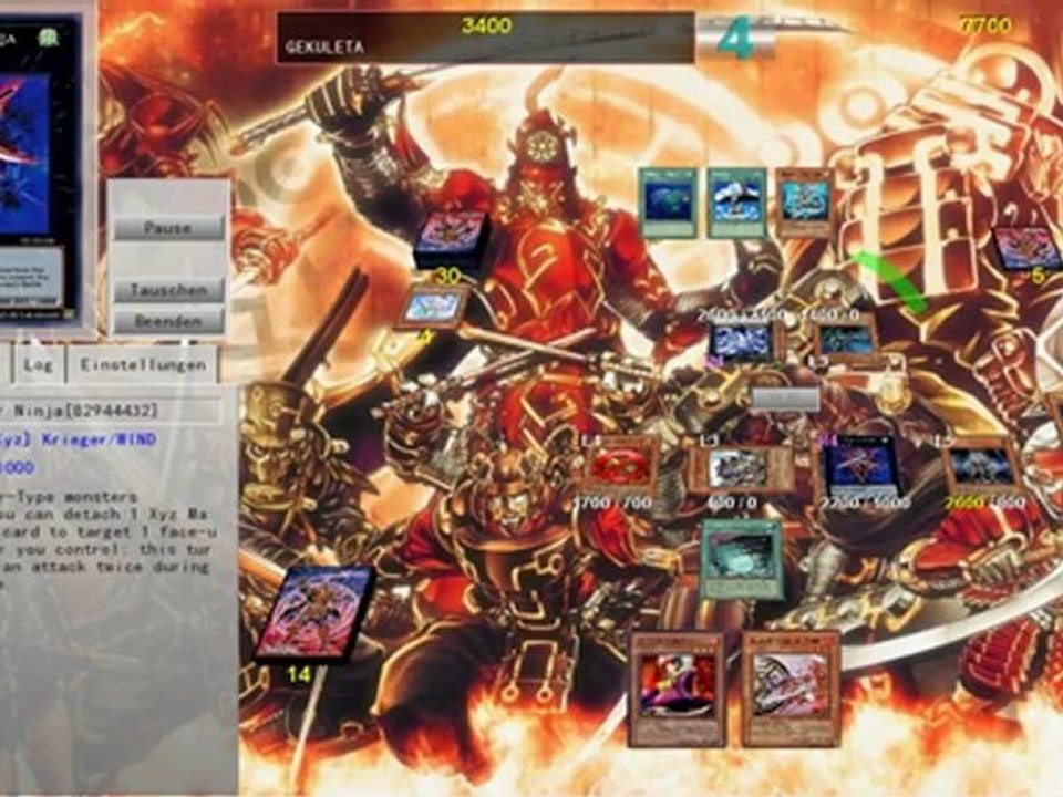 Ygopro automatic dueling system single duel replays six samurai deck (gekuleta)