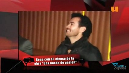 David Zepeda @davidzepeda1 y elenco de UNDP en Derecho de Admisión