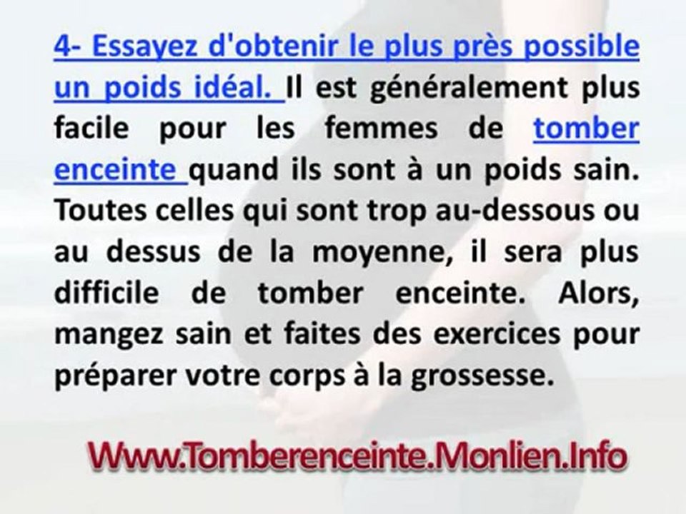 Comment Tomber Enceinte Rapidement Facilement