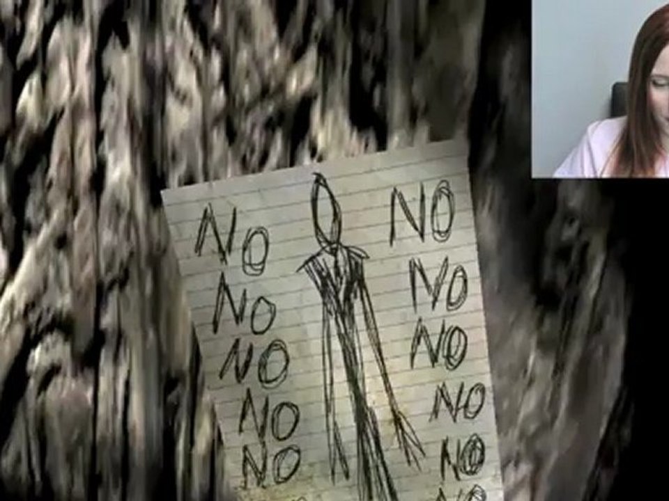 Let's Play Slender - On Camera Reactions - Nixie Pixel Geekbuzz