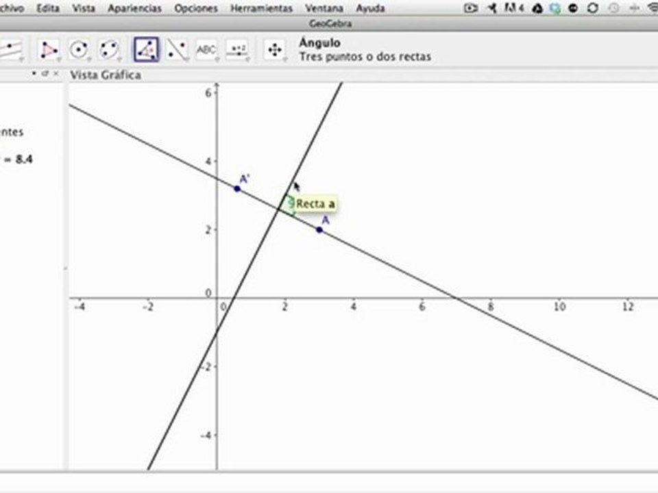 09 Geogebra y Matemáticas. Geometría analítica I