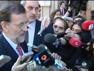 Rajoy: "Vamos a hacer un esfuerzo de reducir el déficit"