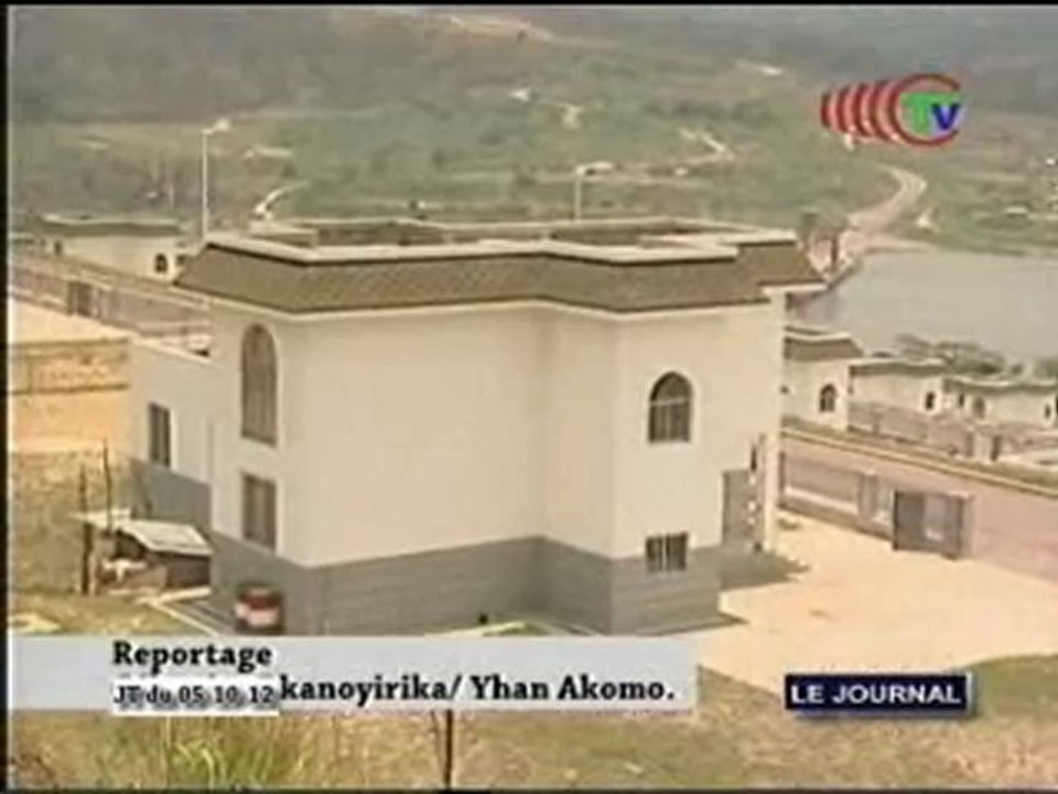 Visite du barrage d’Imboulou par le Président de Sao Tomé et Principes
