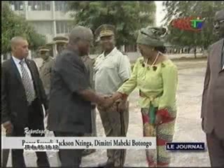 Le Président Manuel Pinto Da Costa visite l’école nationale à vocation régionale de génies et travaux à Djiri