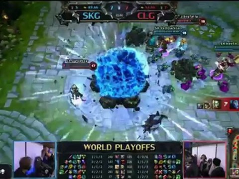 SK vs CLG le push final - League of Legends