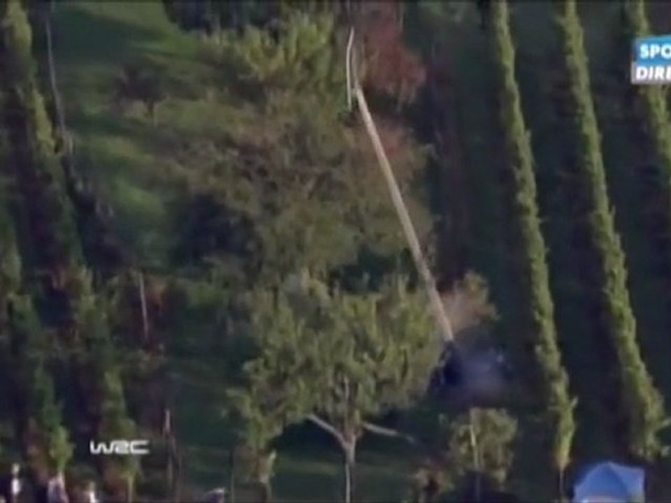 WRC France 2012 Huge crash Solberg en francais (Sport+)