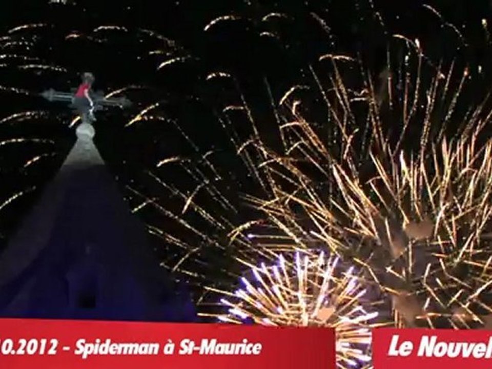 Alain ROBERT - French Spiderman à Saint-Maurice