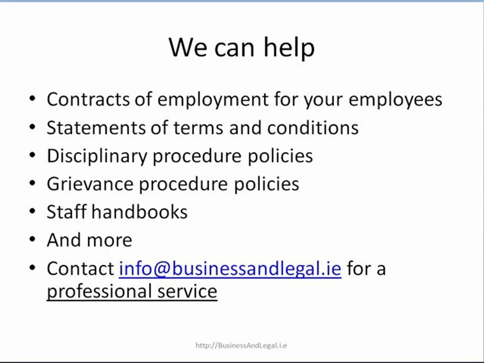 Employment Law Ireland | 7 Critical Areas for Employers