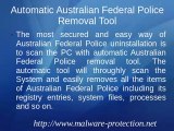 Australian Federal Police - Uninstall Australian Federal Police