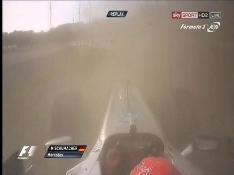 Formula 1 Japan 2012 FP2 Crash Schumacher