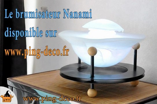 Brumisateur, diffuseur d'huile essentielle NANAMI (disponible sur ping-deco.fr)