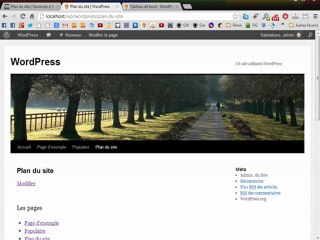 Créer une page site map plan du site wordpress