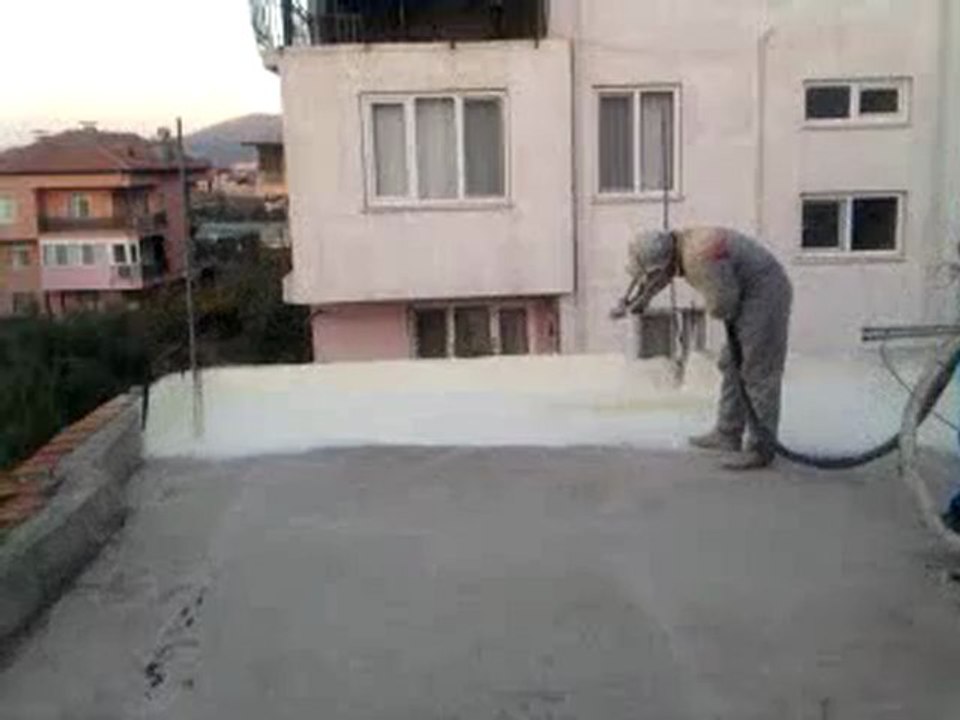 Çatı Teras Poliüretan Köpük Isı İzolasyonu/Birpol Sprey Poliüretan
