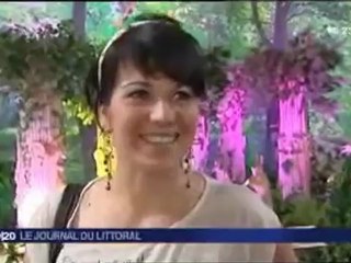 Exposition Foret enchantee - 1500 m2 - reportage France 3